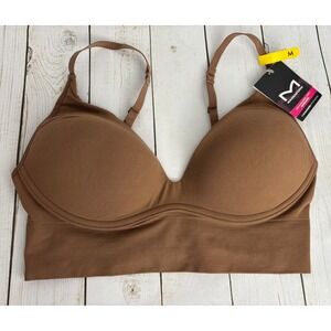 Maidenform Seamless Lift Padded Wireless Bra Brown DM2316 Convertible Straps M
